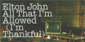 All That I'm Allowed (I'm Thankful)